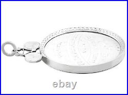 Scottish Sterling Silver Cycling Medallion Antique Victorian