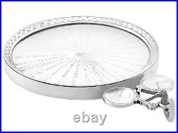 Scottish Sterling Silver Cycling Medallion Antique Victorian