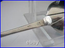 Scottish Sterling Silver Dognose Rattail Serving Spoon, David Mitchell c. 1710