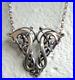 Scottish Sterling Silver Finnish Beast Pendant & Chain h/m 1997 Ola Gorie Orkney