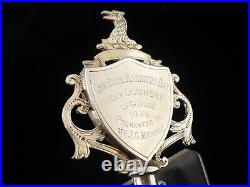 Scottish Sterling Silver Gilt Presentation Key, Camelon Mariners Day, HM 1908