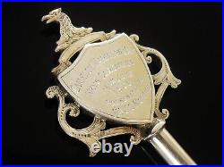 Scottish Sterling Silver Gilt Presentation Key, Camelon Mariners Day, HM 1908