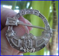 Scottish Sterling Silver Hunterston Brooch h/m 1978 Edinburgh Celtic Arts