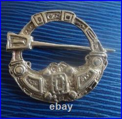 Scottish Sterling Silver Hunterston Brooch h/m 1978 Edinburgh Celtic Arts