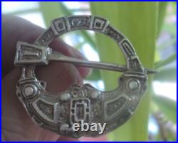 Scottish Sterling Silver Hunterston Brooch h/m 1978 Edinburgh Celtic Arts