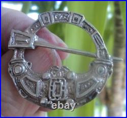 Scottish Sterling Silver Hunterston Brooch h/m 1978 Edinburgh Celtic Arts