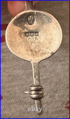 Scottish Sterling Silver Iona Celtic Sword & Shield Brooch