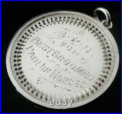 Scottish Sterling Silver Medal, Best Groomed Pair of Horses, Glasgow 1904