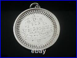 Scottish Sterling Silver Medal, Best Groomed Pair of Horses, Glasgow 1904