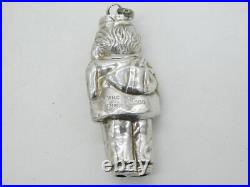 Scottish Sterling Silver Novelty Carpenter Baby Rattle Bell Antique 1929 Glasgow