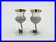 Scottish Sterling Silver Pair of Thistle Whisky Shot Tot Goblets Vintage 2007