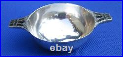 Scottish Sterling Silver Quaich Drinking Cup J W Kirwan Edinburgh Antique 1910