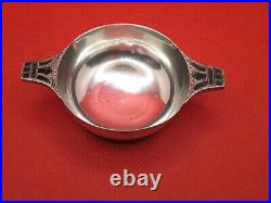 Scottish Sterling Silver Quaich Drinking Cup J W Kirwan Edinburgh Antique 1910