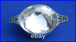 Scottish Sterling Silver Quaich Drinking Cup J W Kirwan Edinburgh Antique 1910