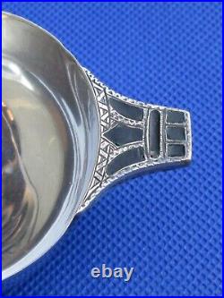 Scottish Sterling Silver Quaich Drinking Cup J W Kirwan Edinburgh Antique 1910