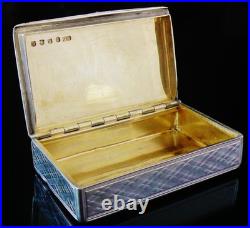 Scottish Sterling Silver Snuff Box, James Nasmyth, Edinburgh Antique 1839