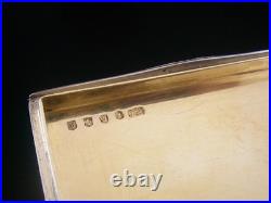 Scottish Sterling Silver Snuff Box, James Nasmyth, Edinburgh Antique 1839
