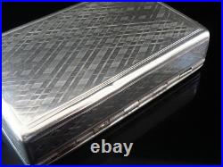 Scottish Sterling Silver Snuff Box, James Nasmyth, Edinburgh Antique 1839