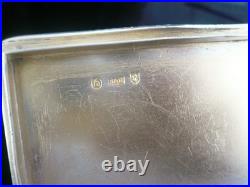 Scottish Sterling Silver Snuff Box, Masonic, Sutherland & Horne, Edinburgh 1883