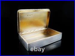 Scottish Sterling Silver Snuff Box, Masonic, Sutherland & Horne, Edinburgh 1883