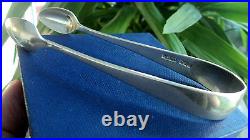 Scottish Sterling Silver Sugar Tongs h/m 1901 Glasgow James & William Laing