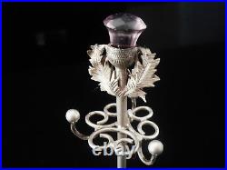 Scottish Sterling Silver Thistle Hatpin Stand Ring Holder Adie & Lovekin Ld 1905