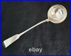 Scottish Sterling silver Soup ladle. Fiddle Pattern. Glasgow 1833. By John Murray