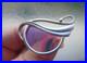 Scottish Stg Silver Art Nouveau Brooch Pat Cheney & John Ditchfield Glass 1980s