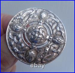 Scottish Stg. Silver Iona Zoomorphic Brooch Robert Allison h/m 1954/1947 Glasgow