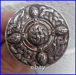 Scottish Stg. Silver Iona Zoomorphic Brooch Robert Allison h/m 1954/1947 Glasgow