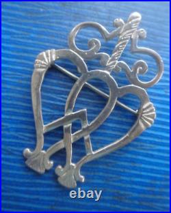 Scottish Stg. Silver Luckenbooth Brooch h/m 1991 Edinburgh Tony Michael Holland