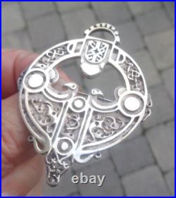 Scottish Stg. Silver VERY LARGE Zoomorphic ROUSAY Brooch Ola Gorie 1988 /93
