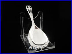 Scottish Thistle Design Sterling Silver Caddy Spoon, Dart Silver Ltd