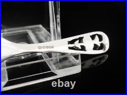 Scottish Thistle Design Sterling Silver Caddy Spoon, Dart Silver Ltd