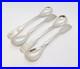 Scottish Victorian Set of Four Sterling Silver Egg Spoons Antique 1851 Edinburgh