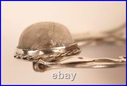 Scottish silver. Art Nouveau and agate brooch. Irene Bruce Laing Edinburgh 1948
