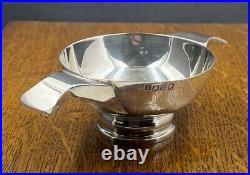 Scottish sterling silver Quaich toasting drinking cup Edinburgh 1977