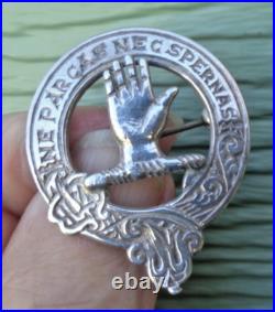 Silver Clan Lamont Badge Brooch Scottish hm 1965 Edinburgh John Fraser Inverness Silver Clan Lamont Badge Brooch Scottish hm 1965 Edinburgh John Fraser Inverness