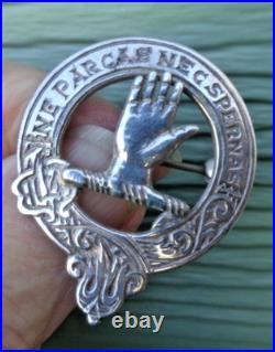Silver Clan Lamont Badge Brooch Scottish hm 1965 Edinburgh John Fraser Inverness Silver Clan Lamont Badge Brooch Scottish hm 1965 Edinburgh John Fraser Inverness
