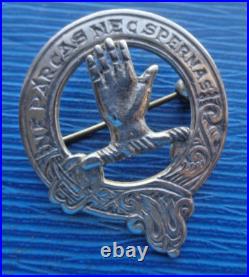 Silver Clan Lamont Badge Brooch Scottish hm 1965 Edinburgh John Fraser Inverness Silver Clan Lamont Badge Brooch Scottish hm 1965 Edinburgh John Fraser Inverness