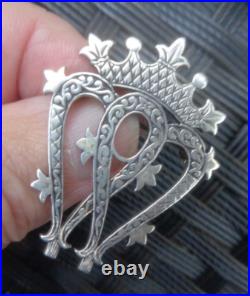 Silver Luckenbooth Sweetheart Brooch Scottish Stg 1996 1993 Hebridean Jewellery