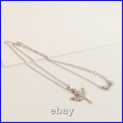 Silver Thistle Necklace Hallmarked Sterling Silver Scottish Thistle Pendant