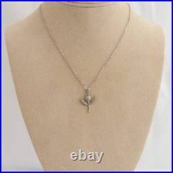 Silver Thistle Necklace Hallmarked Sterling Silver Scottish Thistle Pendant