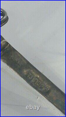 Silver claymore stick pin brooch or kilt pin scottish hallmarks