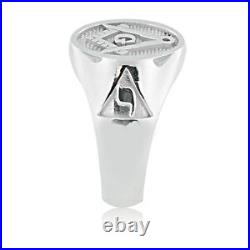 Sterling Silver 925 Masonic Ring Scottish Rite 14Th Degree YOD Fremason Ring