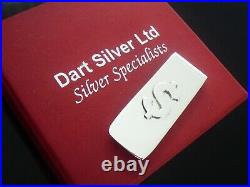 Sterling Silver American Dollar Money Clip, New in Box, Scottish Hallmarked Gift