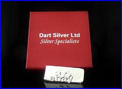 Sterling Silver American Dollar Money Clip, New in Box, Scottish Hallmarked Gift