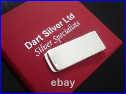 Sterling Silver American Dollar Money Clip, New in Box, Scottish Hallmarked Gift