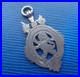 Sterling Silver Fob Medal Vintage h/m 1904 Chester Scottish Rampant Lion