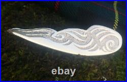 Sterling Silver Kilt Pin / Handcrafted Kilt Pin / Scottish Celtic Kilt Pin